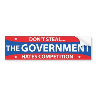 Don't Steal Bumper Sticker bumpersticker