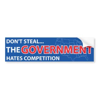 Don't Steal Bumper Sticker bumpersticker
