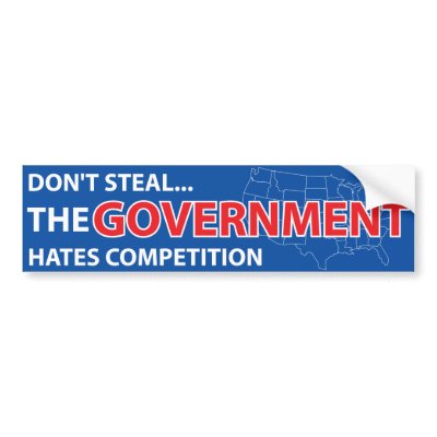 Don't Steal Bumper Sticker by RonPaulStore