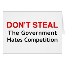 Don't Steal Greeting Card