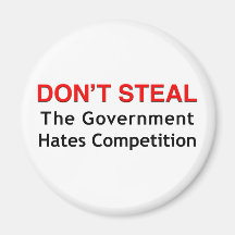 Don't Steal Fridge Magnet
