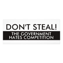 Don't Steal The Government Hates Competition Custom Announcement