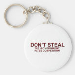DON'T STEAL - The Government Hates Competition Keychain