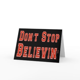 Don't Stop Believin' card