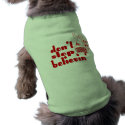 Don't Stop Believin' Pet T-Shirt pet clothing by cloverbelledesigns Don't Stop Believin' Pet T-Shirt pet clothing