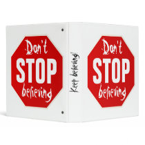 don't STOP believing binders by M_Cavet don't STOP believing binders