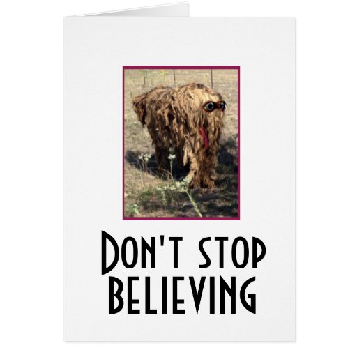 Don't stop believing cards