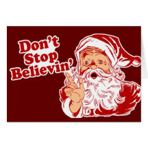 Dont Stop Believing Christmas Cards