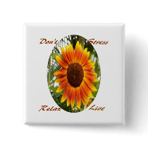 Don't Stress,Relax & Live_ Button_by Elenne Boothe