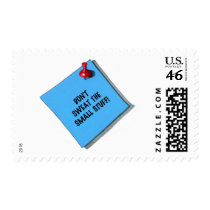 DON'T SWEAT SMALL STUFF MEMO postage