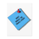 DON'T SWEAT SMALL STUFF MEMO postcards