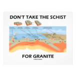 Don't Take The Schist For Granite (Geology Humor) Customized Letterhead