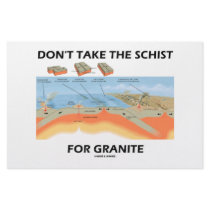 Don't Take The Schist For Granite (Geology Humor) stationery