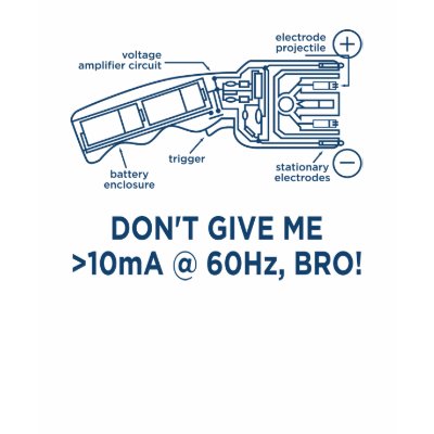 Don't Tase Me with Science Bro T-Shirt by strk3