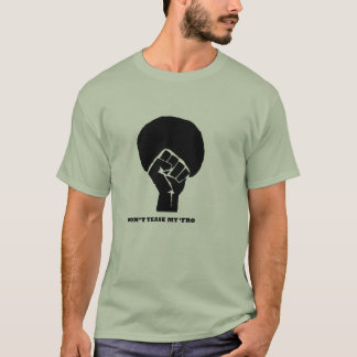 afro pick t shirt