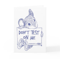 Don't Test On Me Card