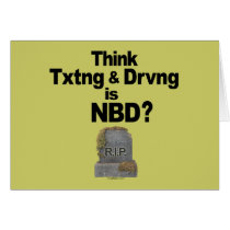 Don't Text and Drive cards by drivesafe Don't Text and Drive cards