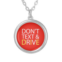 don't text drive necklace