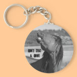 Don't Text & Drive Wild Mustang Keychain keychains