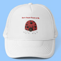 Don't Throw Trash on Me ladybug hats