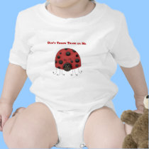 Don't Throw Trash on Me ladybug t-shirts