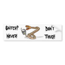Don't Thug bumper stickers