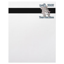 dont toot your own horn elephant cartoon customized letterhead