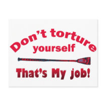 Don't Torture Yourself postcards