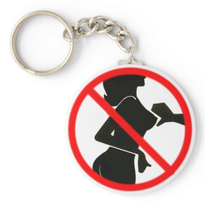 Don't touch boobs Keychain