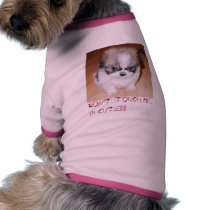 don't touch me, i'm cute!!!! pet clothing