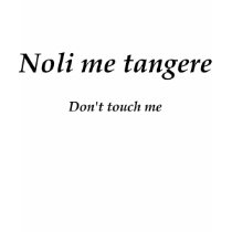 Don't touch me T-shirt by Thorninger Don't touch me T-shirt