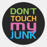 Don't Touch My Junk Stickers