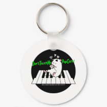 Don't Touch My Popcorn! keychains by hamsteronapiano Don't Touch My Popcorn! keychains