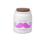 don't touch my stache candy dish