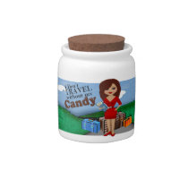 Don't Travel without Candy Diva candy jars