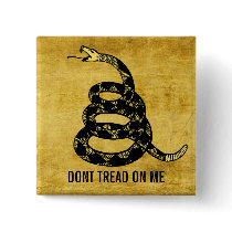 Don't Tread Me Customizable Button