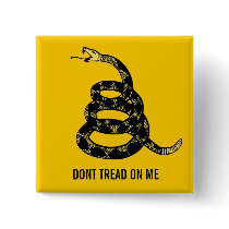 Don't Tread Me Customizable Button