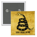 Don't Tread Me Customizable Button