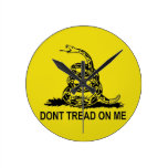 DON'T TREAD ON ME 2ND AMENDMENT UNITED STATES WALLCLOCKS