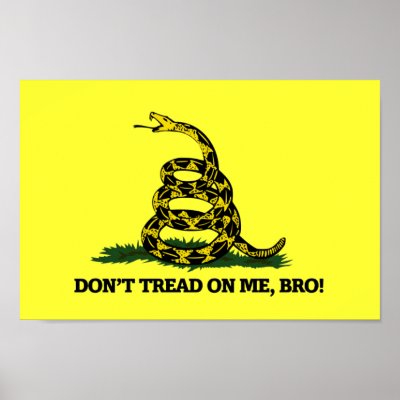 Don't Tread on me Bro Posters by Piratesvsninjas