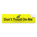 Don't Tread On Me Bumper Sticker bumper stickers