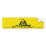 Don't Tread On Me Bumper Sticker