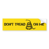 Don't Tread On Me bumper stickers