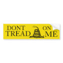 Dont Tread On Me bumper sticker bumper stickers by donttreadonmesticker Dont Tread On Me bumper sticker bumper stickers