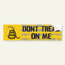 Dont Tread On Me Bumper Sticker bumper stickers