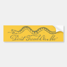 Don't Tread On Me Bumper Sticker
