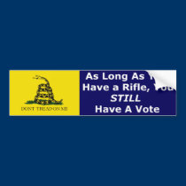 Dont Tread On Me bumper stickers