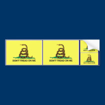 Don't Tread On Me! bumper stickers