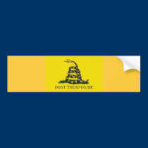 Dont tread on me bumper stickers