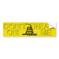 Don't Tread On Me Bumper Stickers